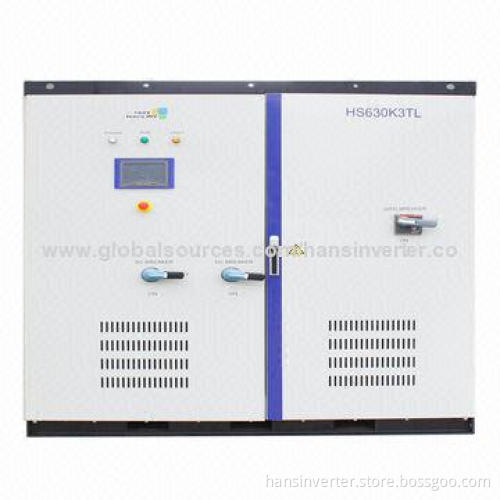 630kW PV On Grid Inverter for Solar Plant, High Efficiency 98.8%, without Transformer IEC 62109/CQC